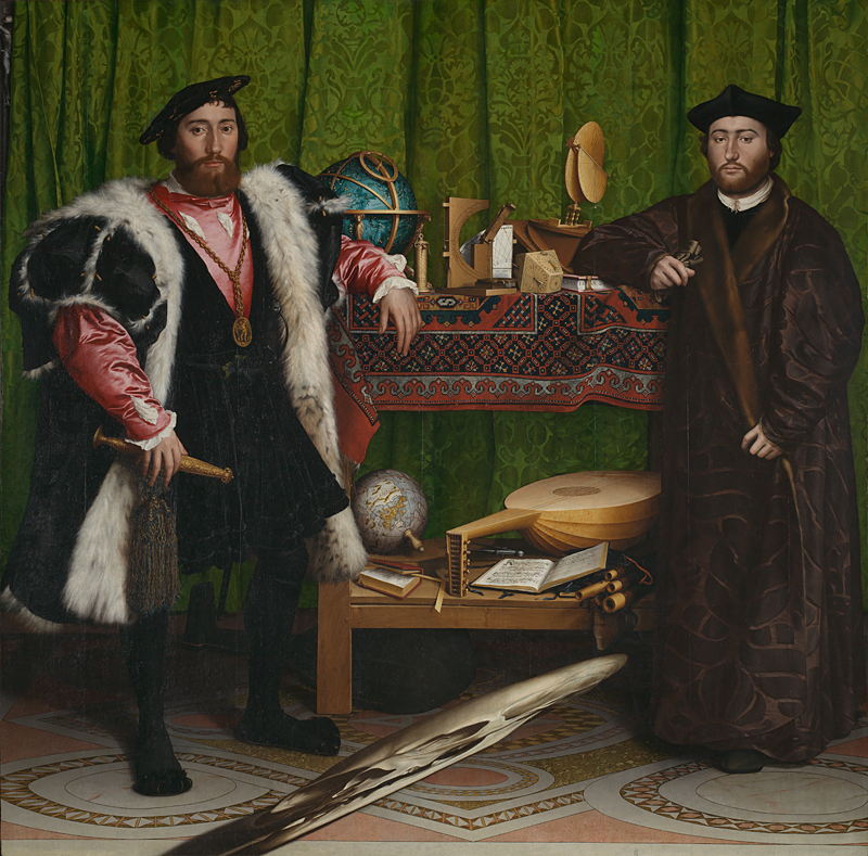 The Ambassadors by Hans Holbein the Younger
